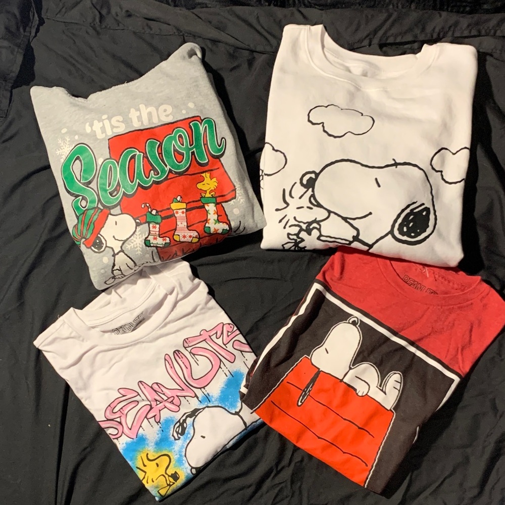 Lot of Women’s Snoopy Graphic Sweatshirts & T-Shirts